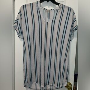 Time & Tru Striped
Hooded Lightweight
Cover Up